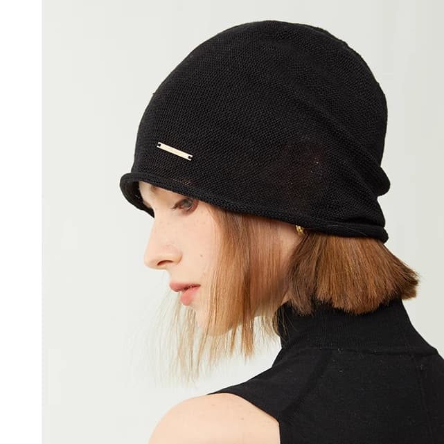 涼やか軽量メッシュビーニー帽