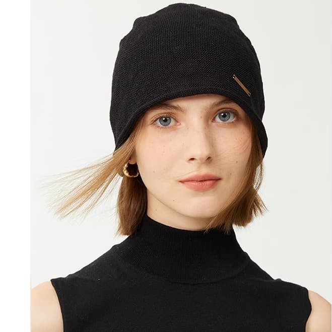 涼やか軽量メッシュビーニー帽