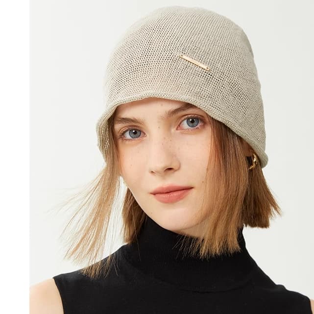 涼やか軽量メッシュビーニー帽